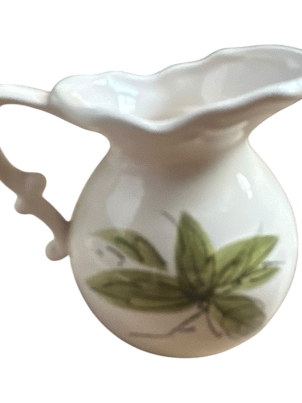 Vintage Hand Painted Japan Ceramic Strawberry Creamer / Small Vase - Picture 4 of 7